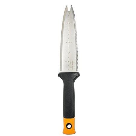 FISKARS Hori Hori Knife, 7 in L Blade, Stainless Steel Blade 340130-1001